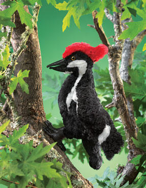Pileated Woodpecker Puppet